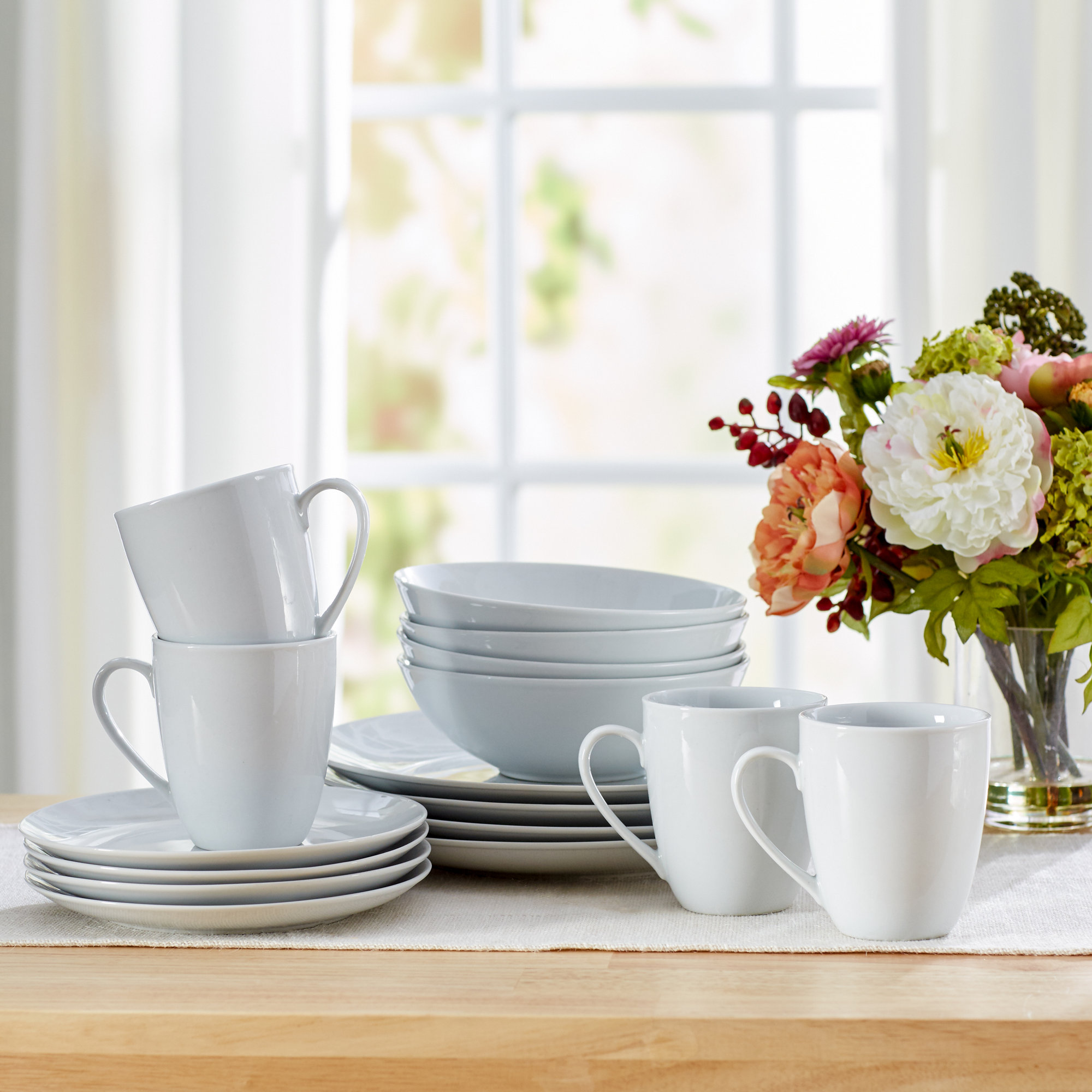 Wayfair Basics Wayfair Basics 16 Piece Dinnerware Set, Service for 4